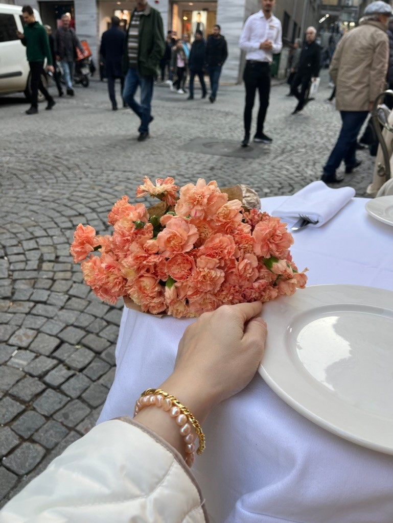 SALMON DIANA REAL PEARL BRACELET