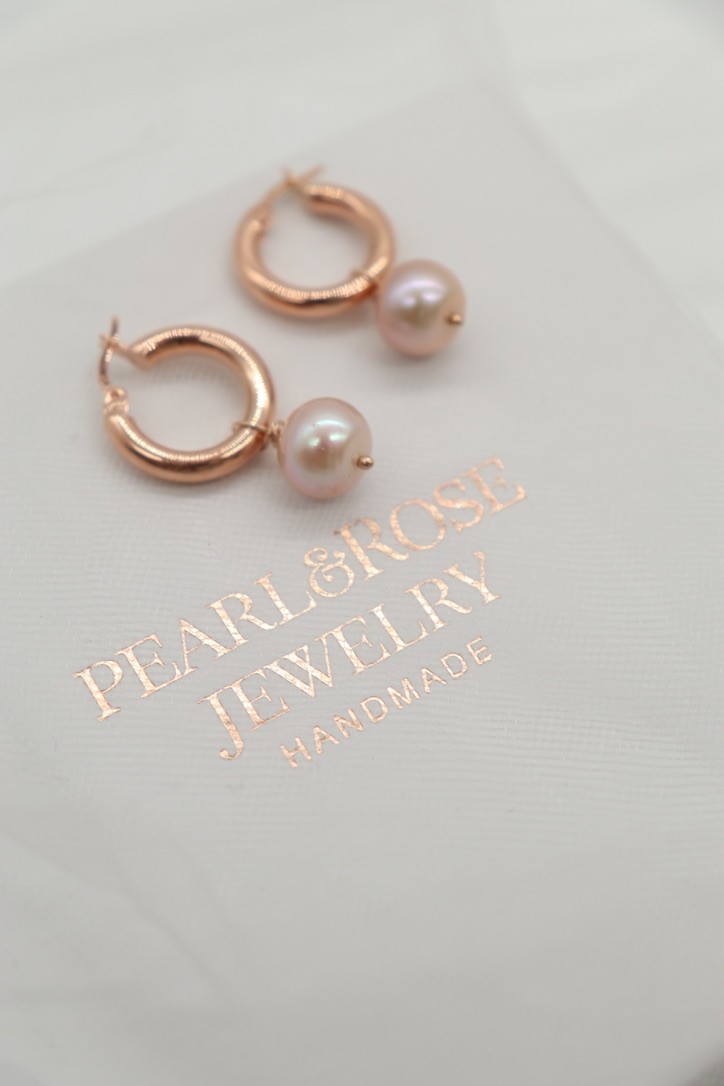 EMILIA REAL PEARL SILVER EARRINGS