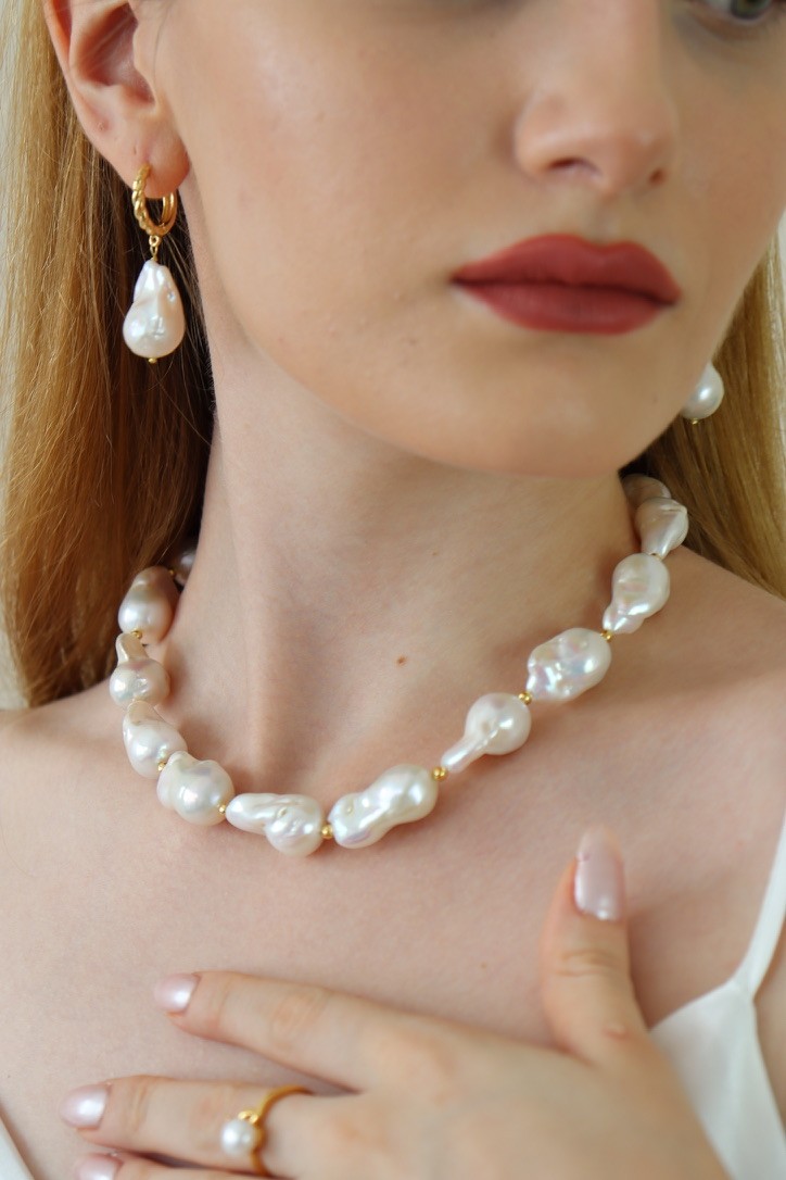 BAROQUE PREMIUM REAL PEARL SET OF 2