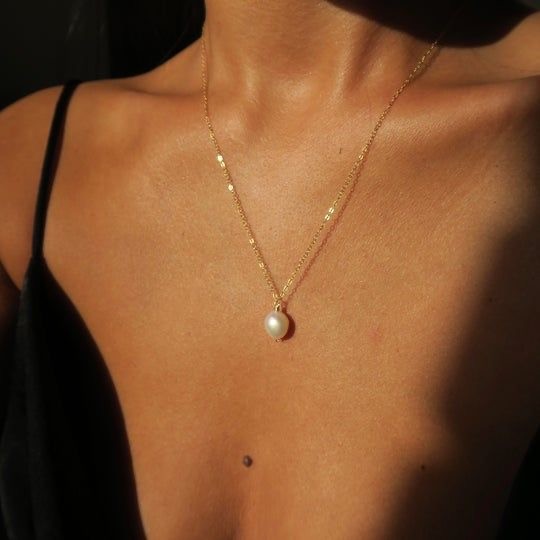 PERLA NO:2 REAL PEARL NECKLACE