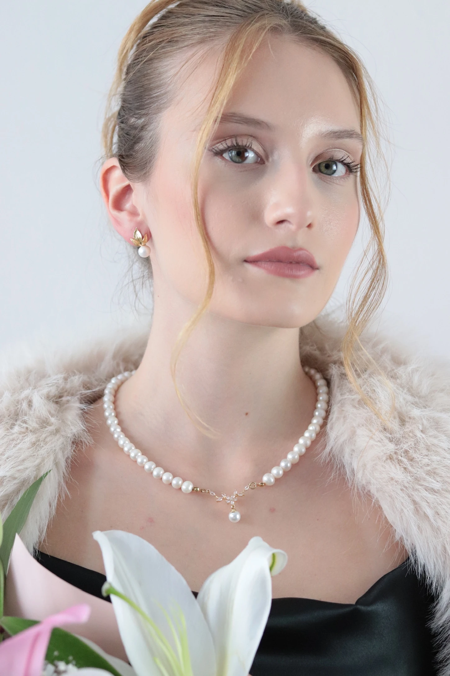 BRİDE COCO KUYUMCU GERÇEK İNCİ KOLYE