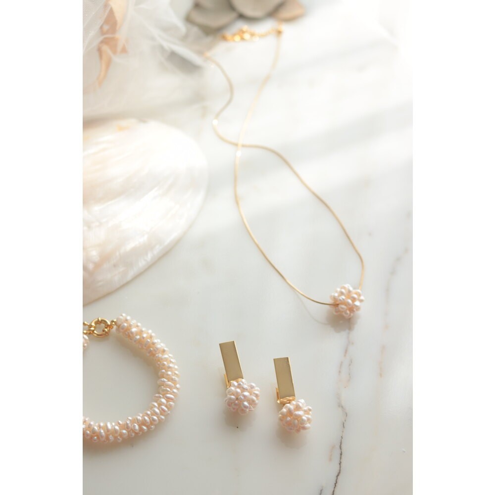 ISABEL NO:4 REAL PEARL EARRINGS