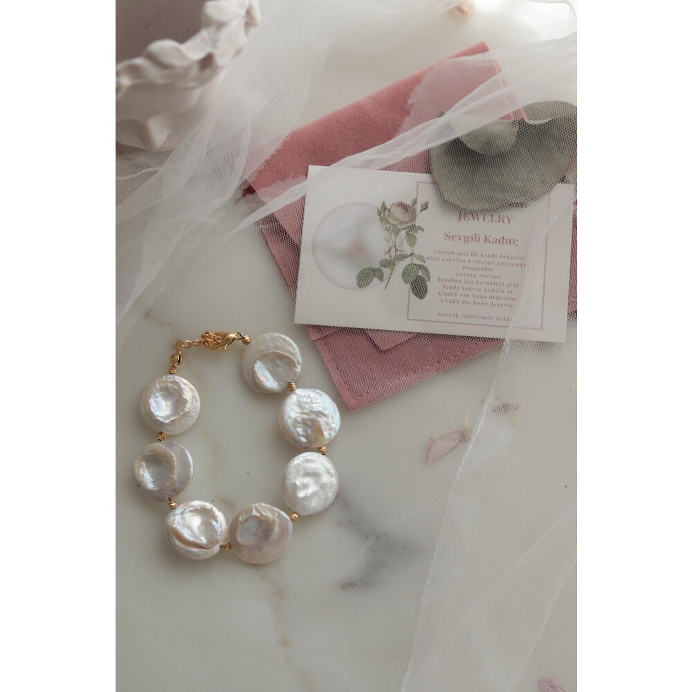 MOHTER BELLA REAL PEARL BRACELET
