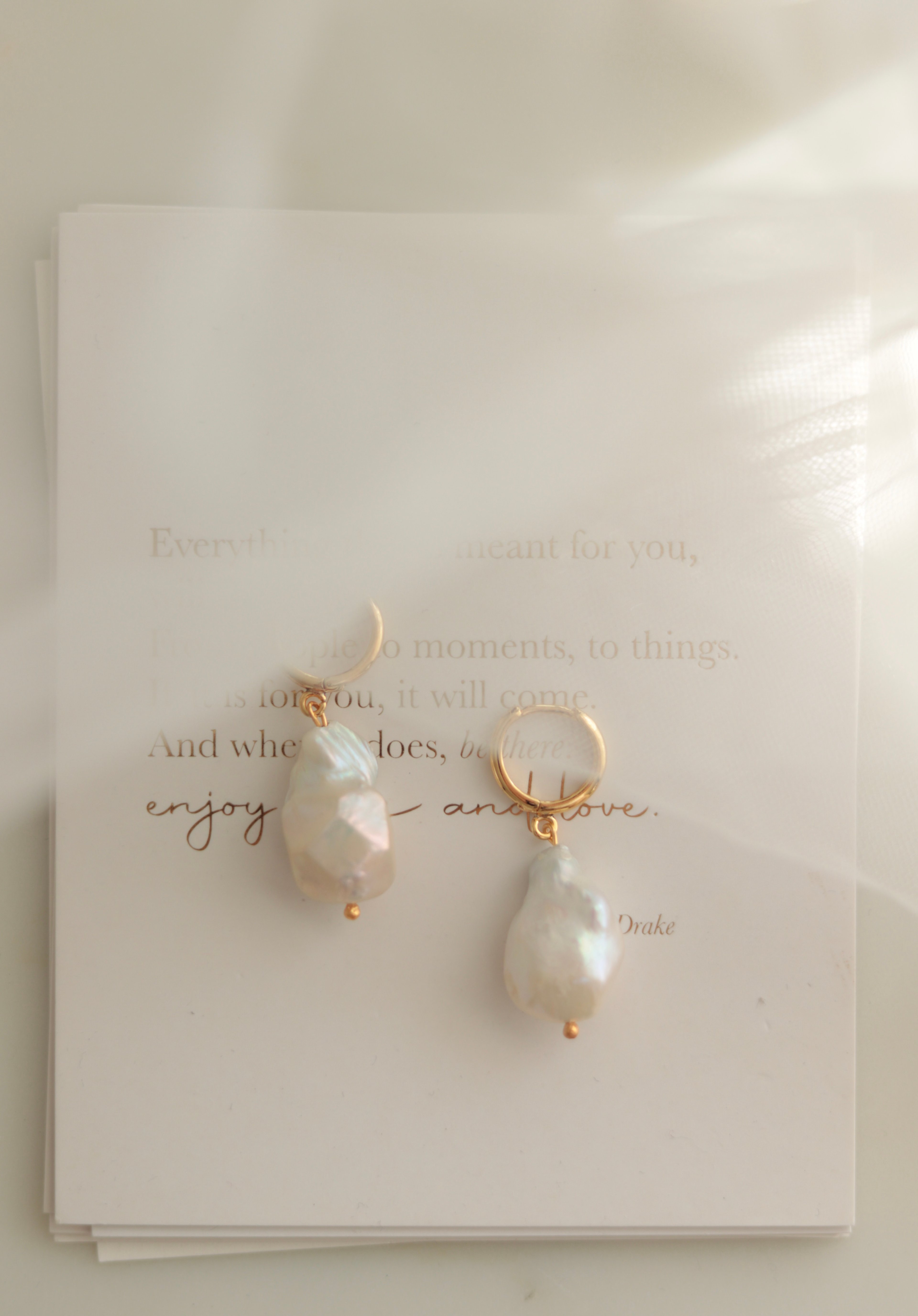 MARIA REAL PEARL EARRINGS