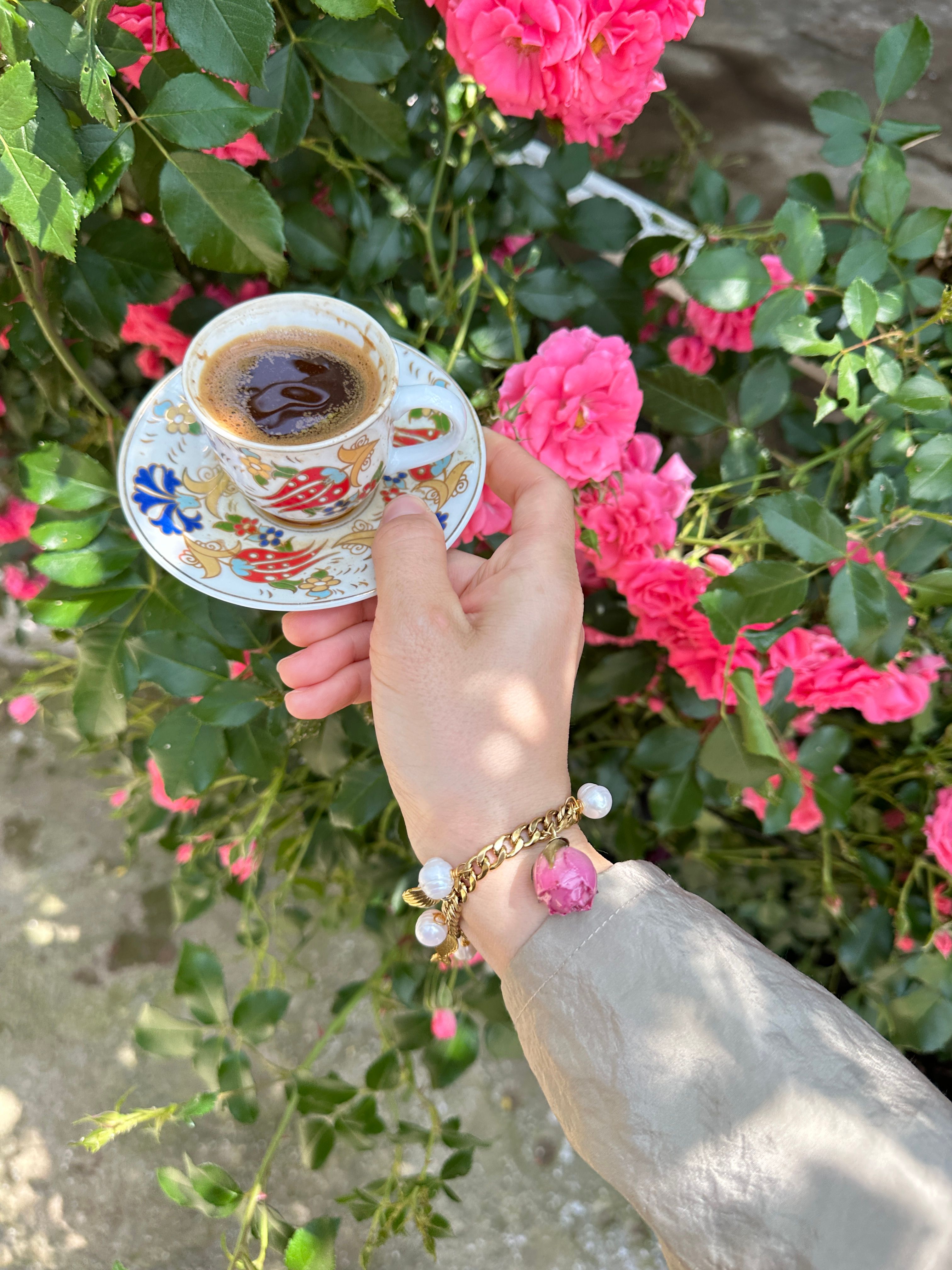 VİCTORİA ROSE CHANEL GERÇEK İNCİ BİLEKLİK