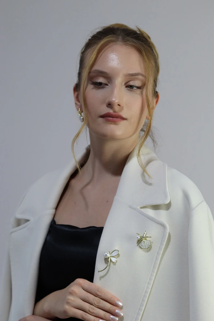 VELVET SEDEF BROŞ SERİSİ - DENİZ YILDIZI