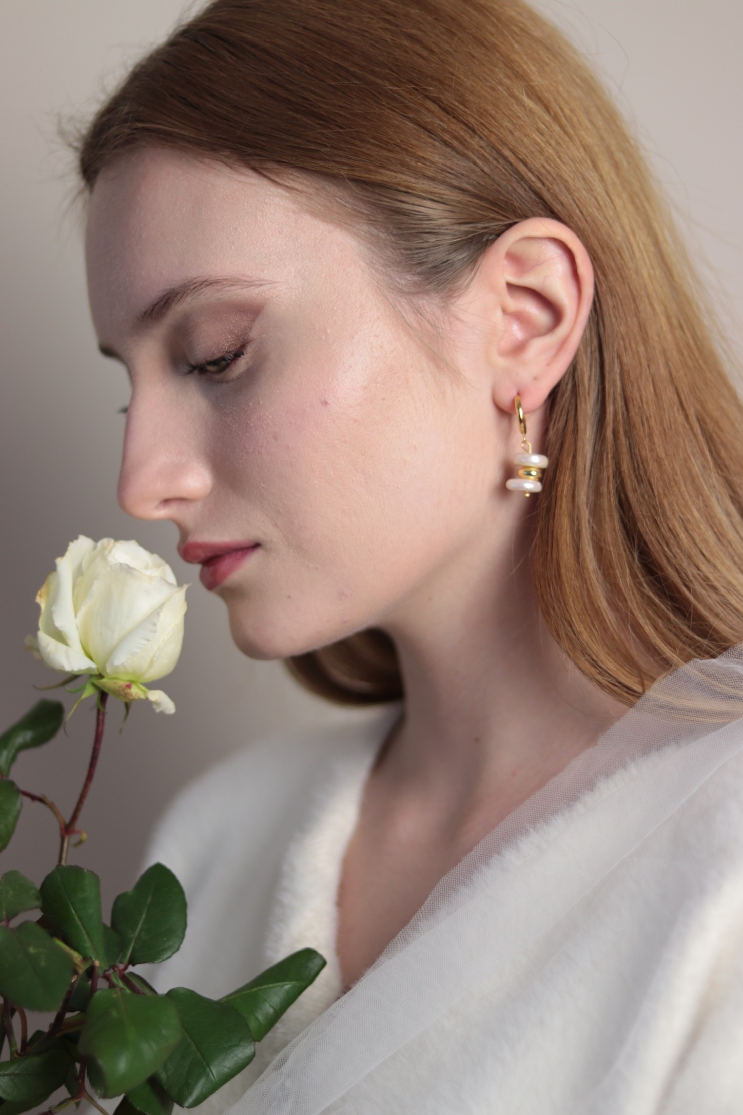 JULIET PREMIUM REAL PEARL EARRINGS