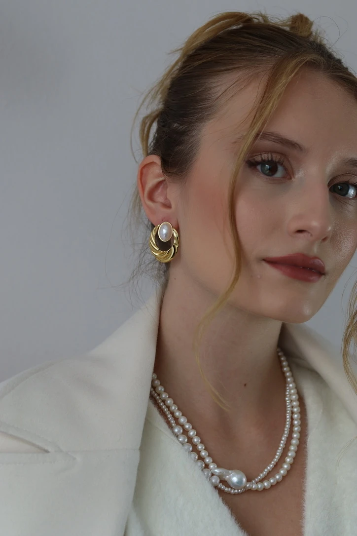 WİEN GERÇEK İNCİ KOLYE