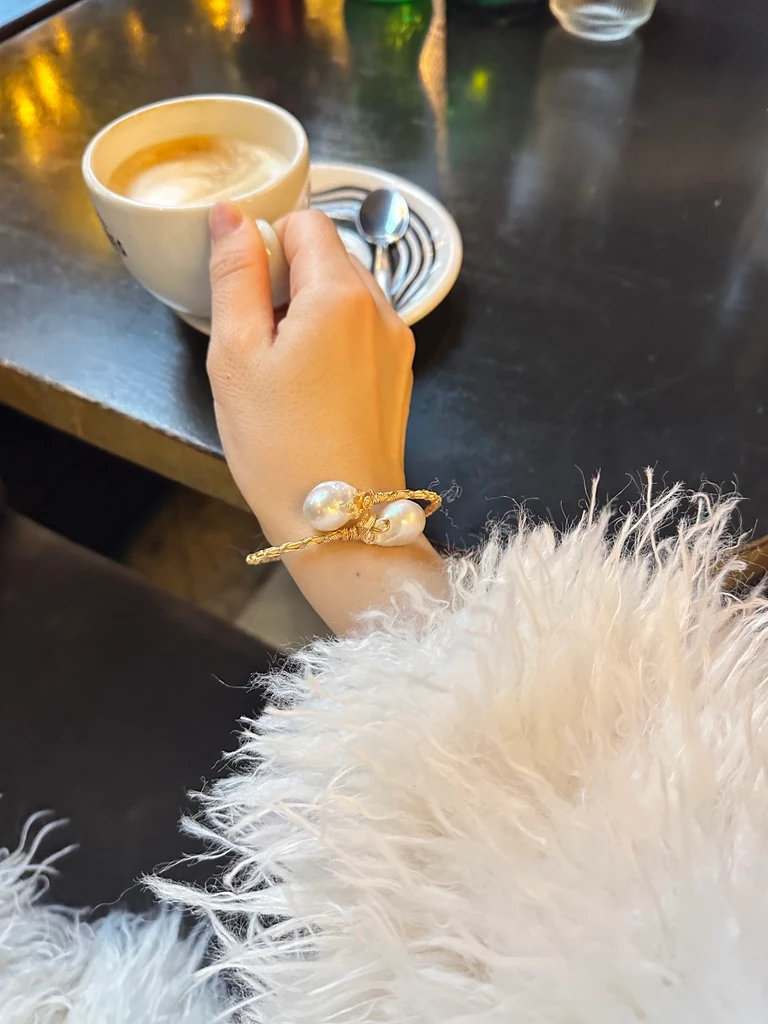 ROME GERÇEK BAROK İNCİ KELEPÇE