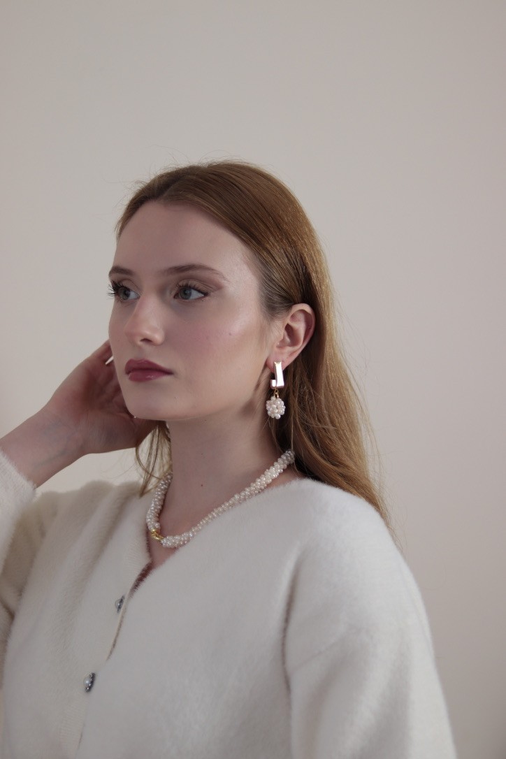 ISABEL NO:4 REAL PEARL EARRINGS