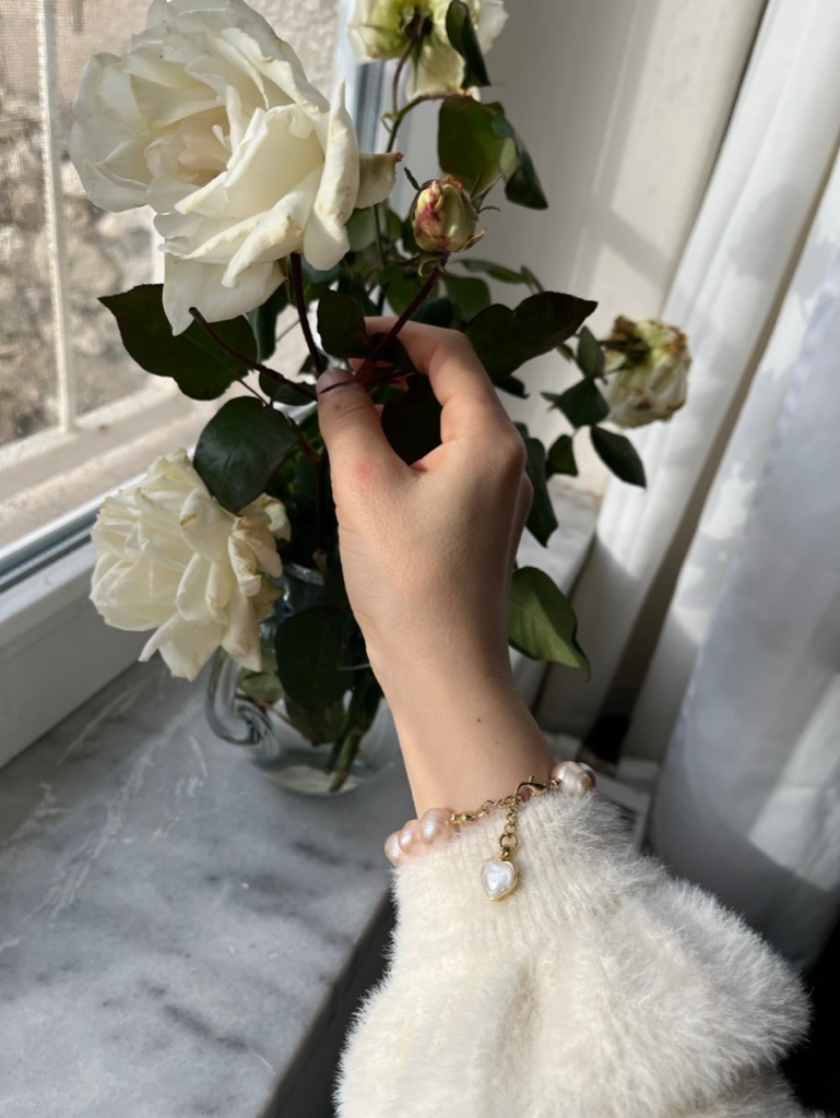 PİNK VİCTORİA REAL PEARL BRACELET