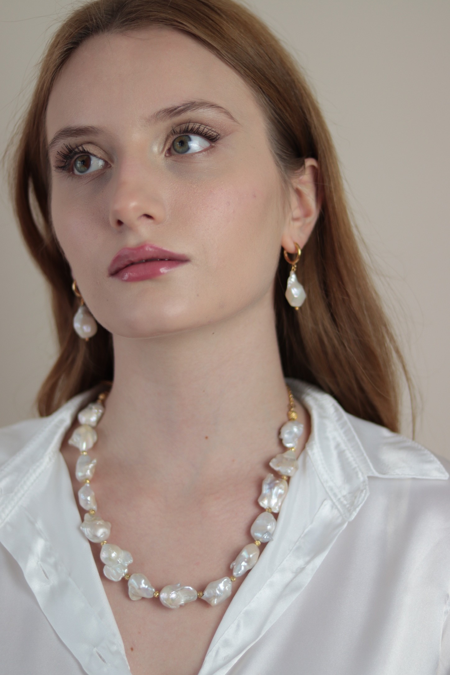 MARIA REAL PEARL EARRINGS