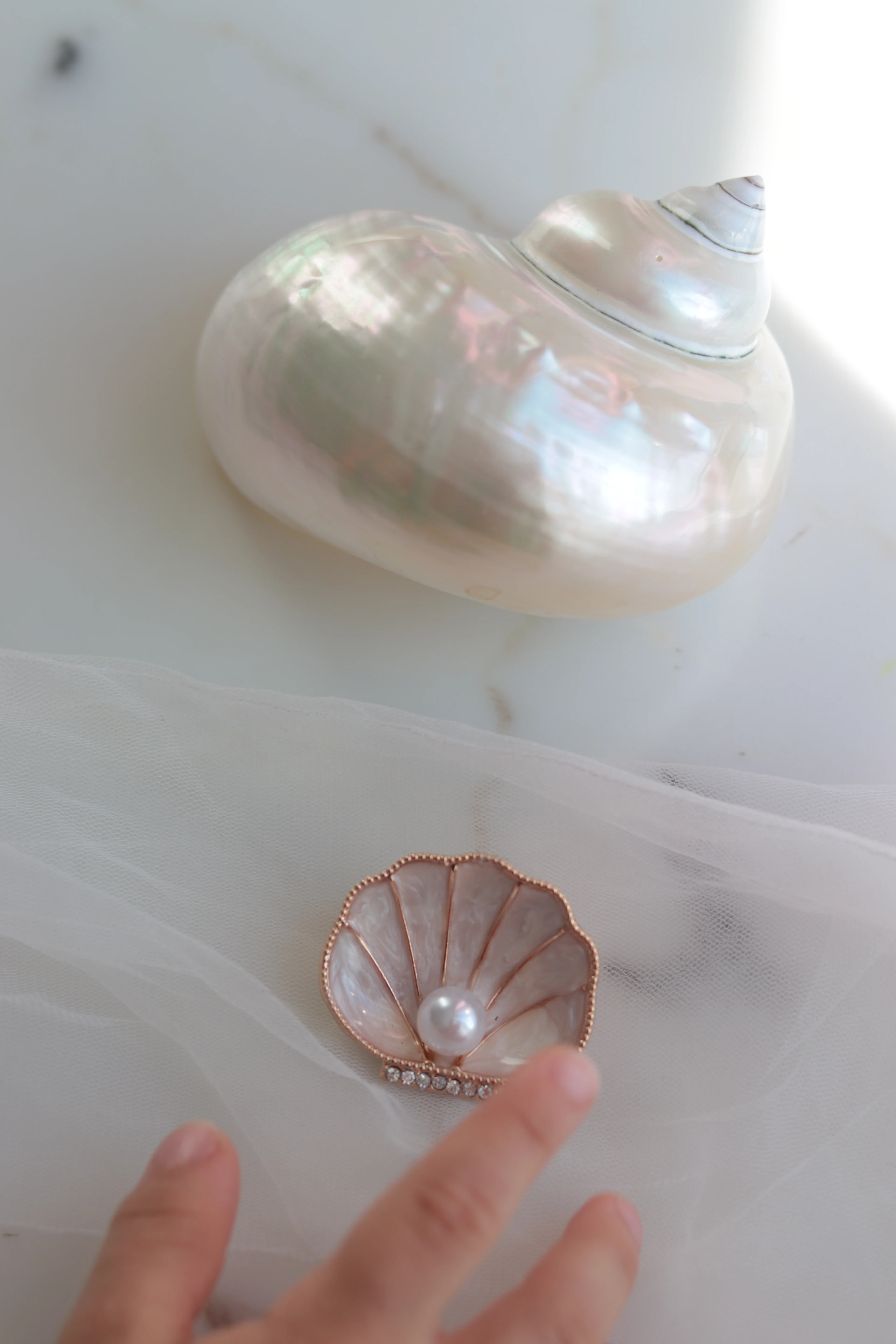 VELVET SEDEF BROŞ SERİSİ - KLASİK İSTİRİDYE