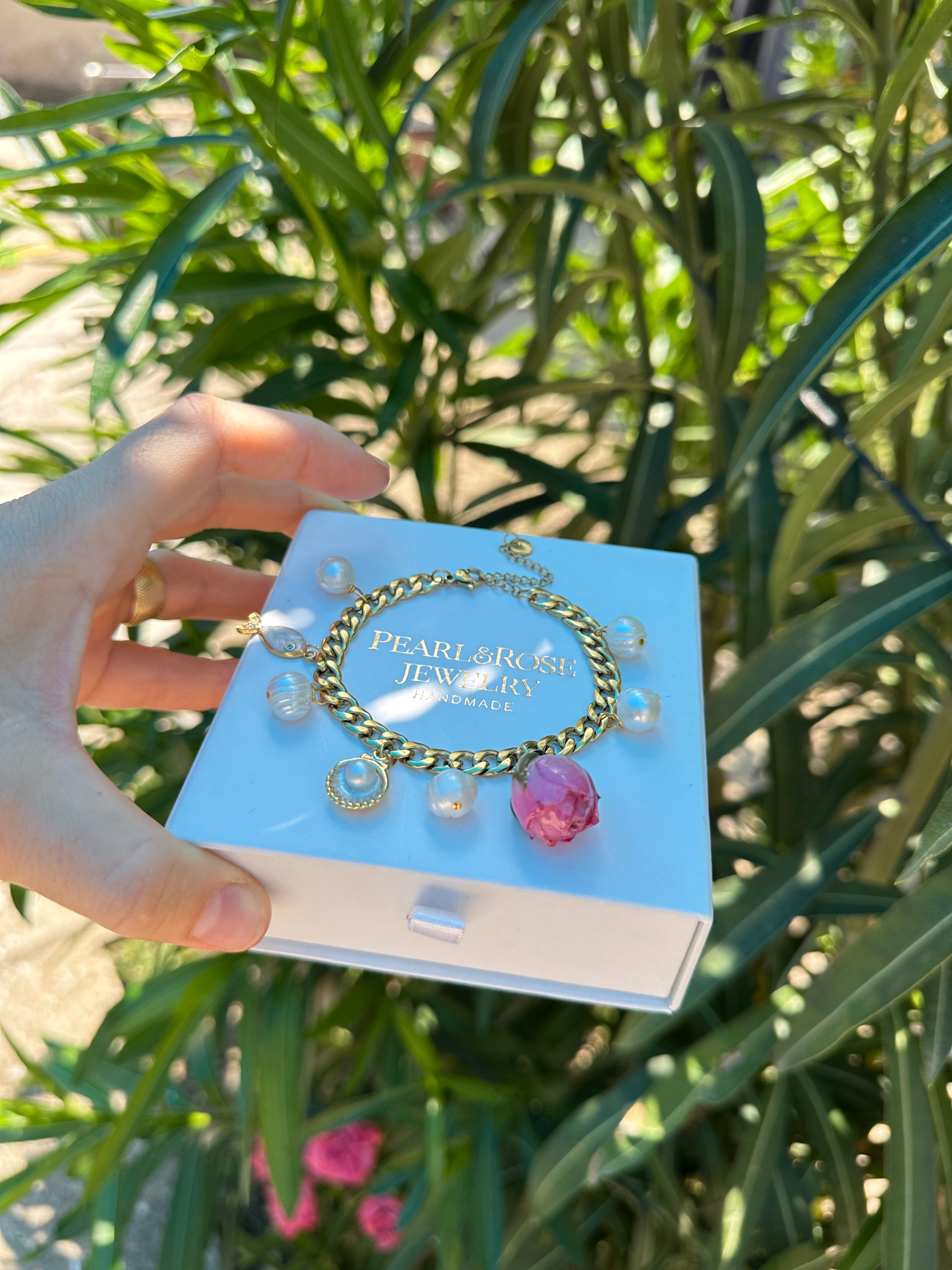 VİCTORİA ROSE CHANEL GERÇEK İNCİ BİLEKLİK