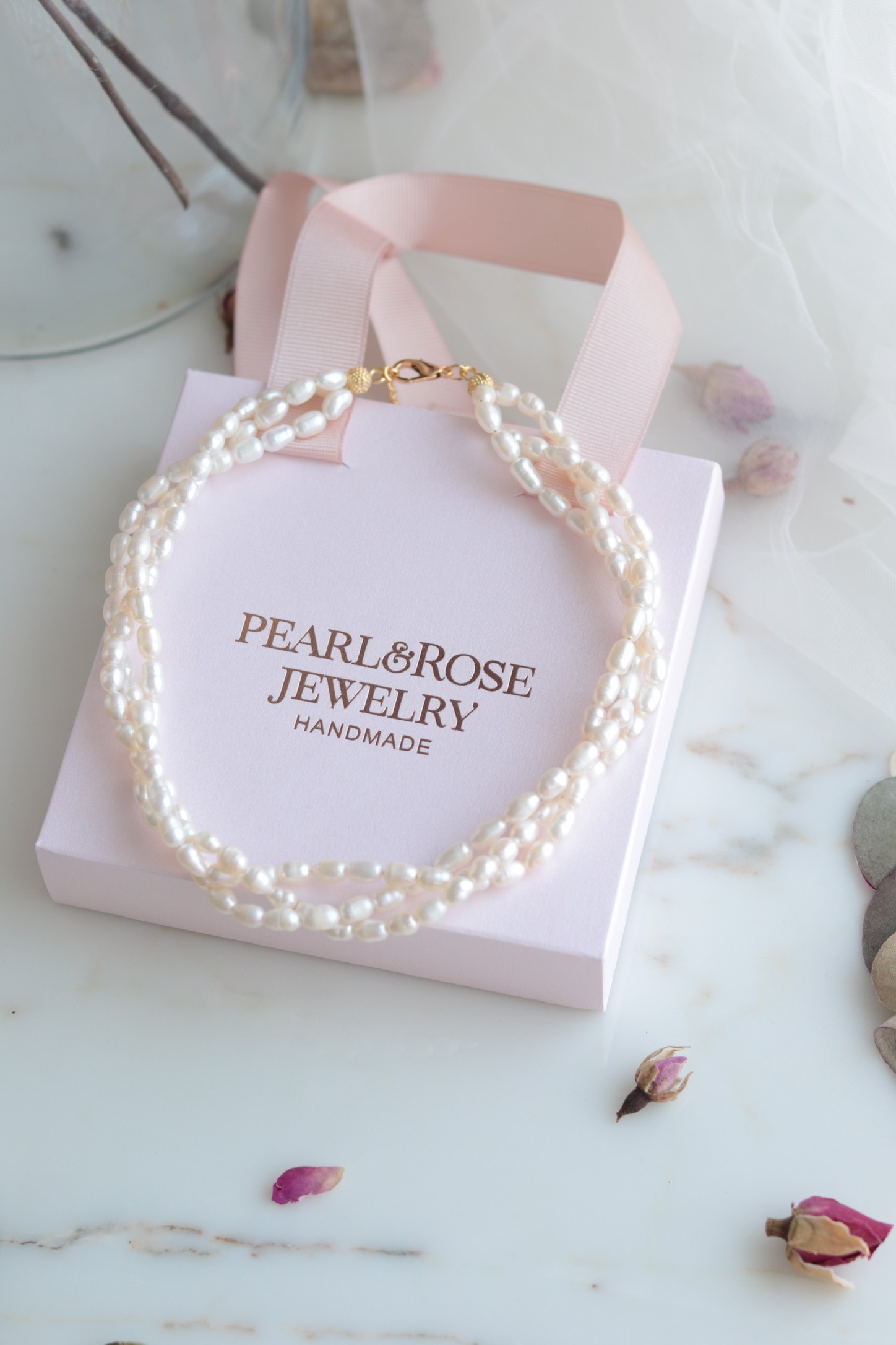 ROZA REAL PEARL NECKLACE