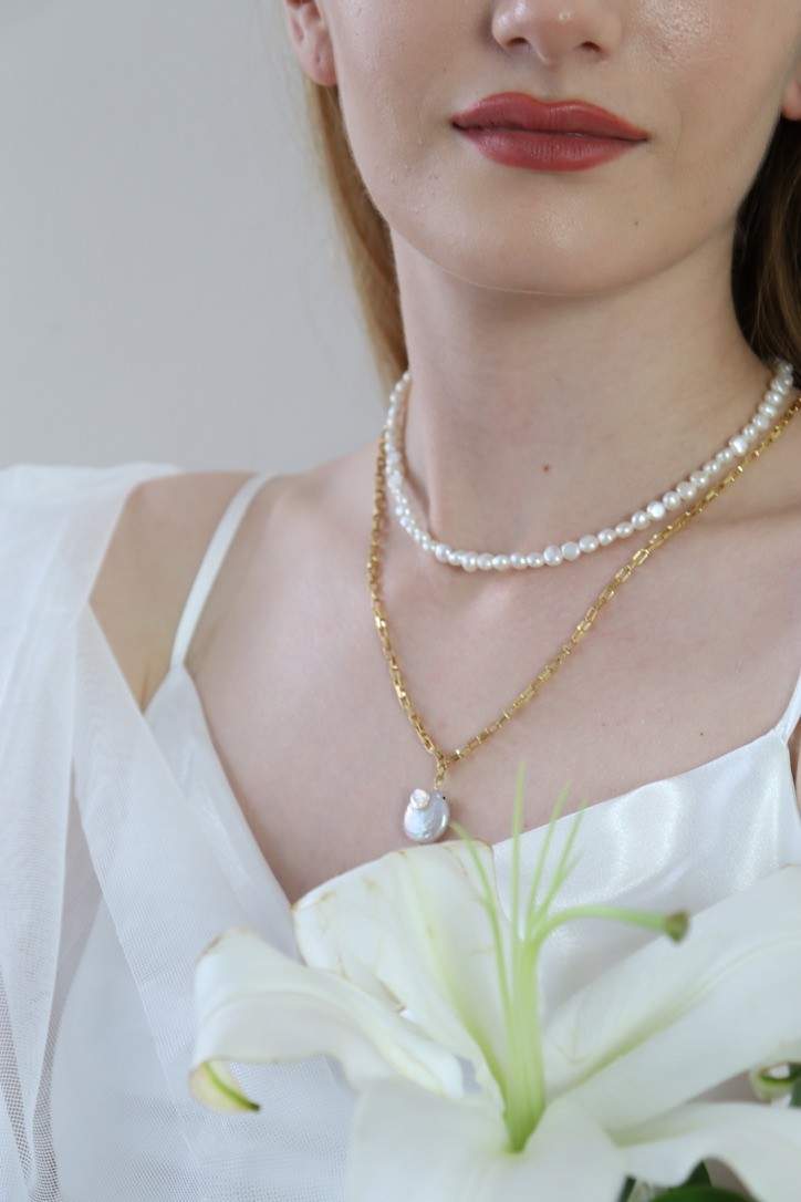 NADİA NO:2 REAL PEARL NECKLACE