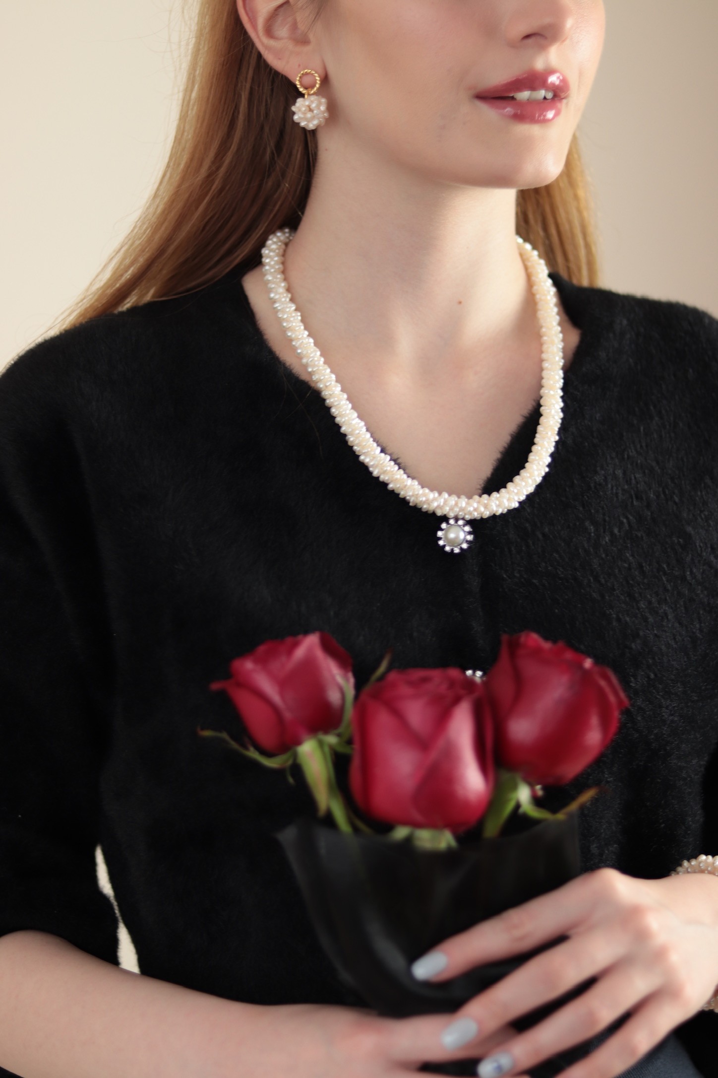 IVY REAL PEARL NECKLACE