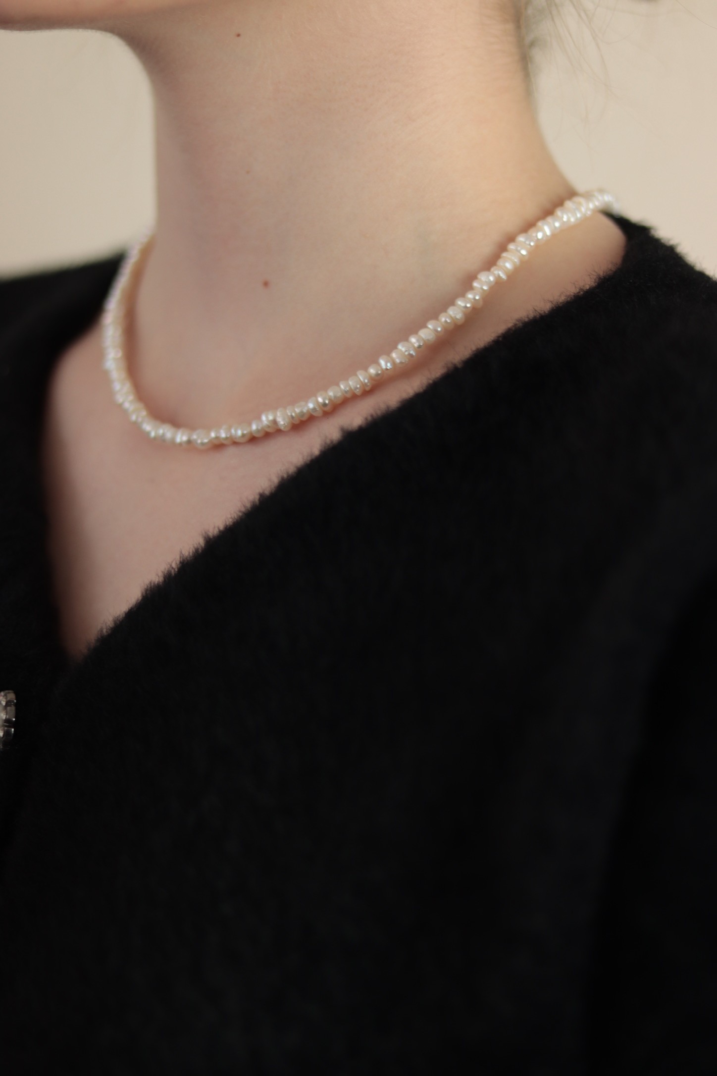 ELEGANT REAL PEARL NECKLACE