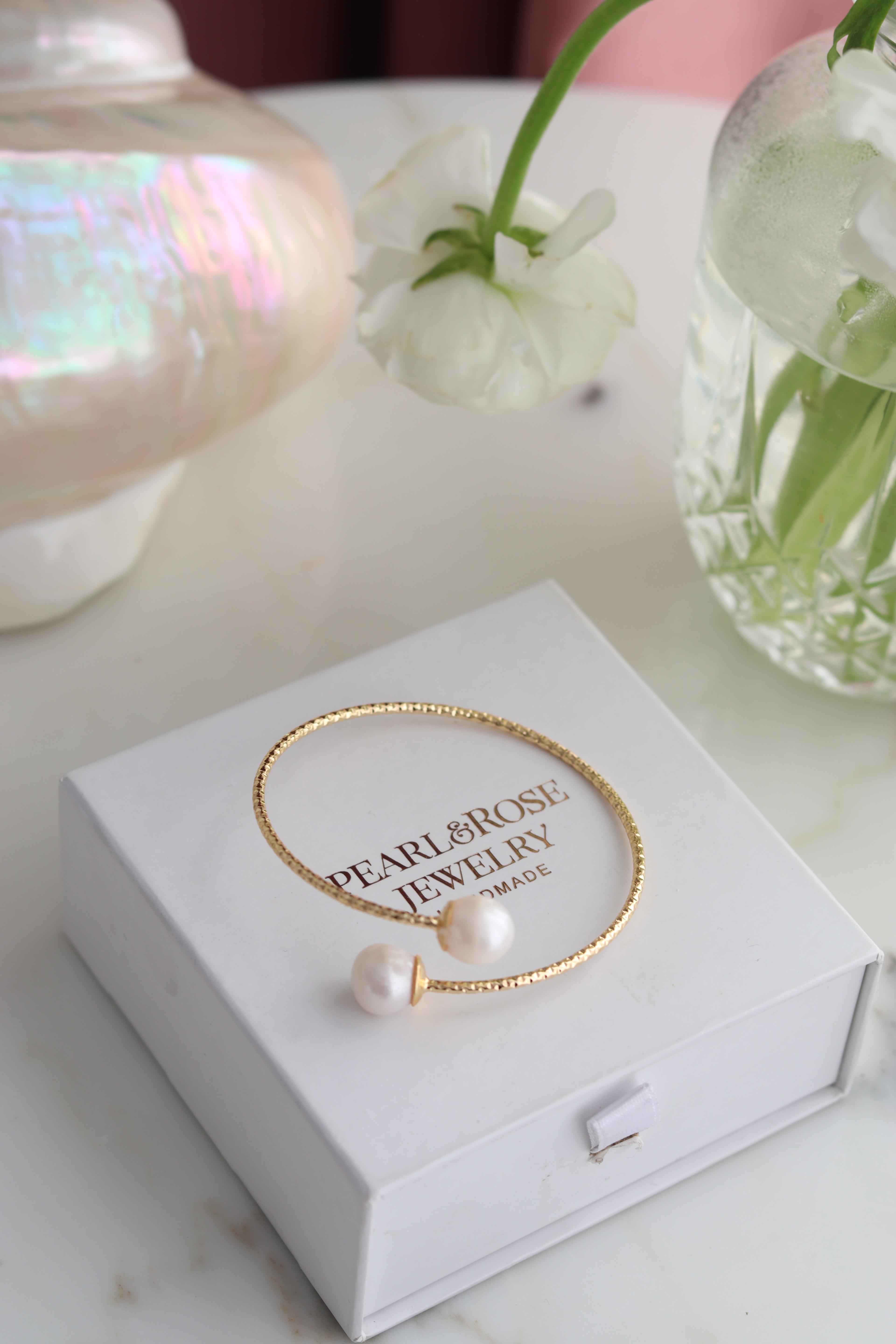 OVAL BAROK GERÇEK İNCİ KELEPÇE