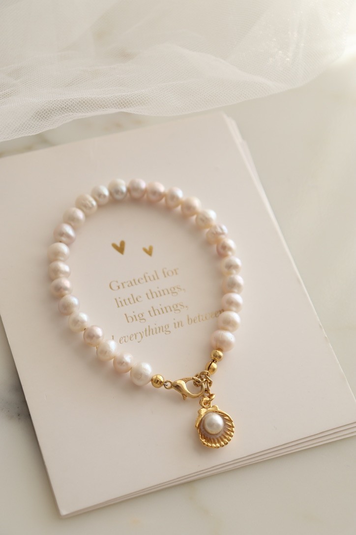 OYSTER REAL PEARL BRACELET