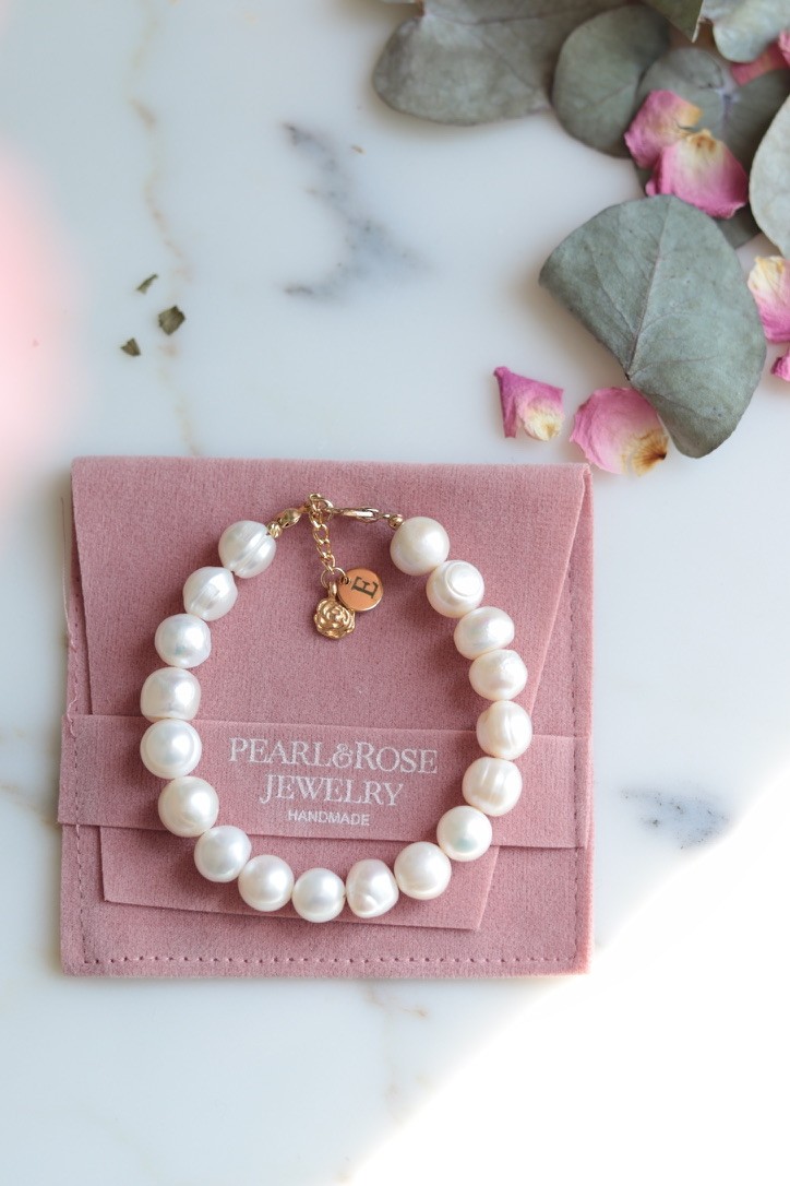 ALFABET REAL PEARL BRACELET