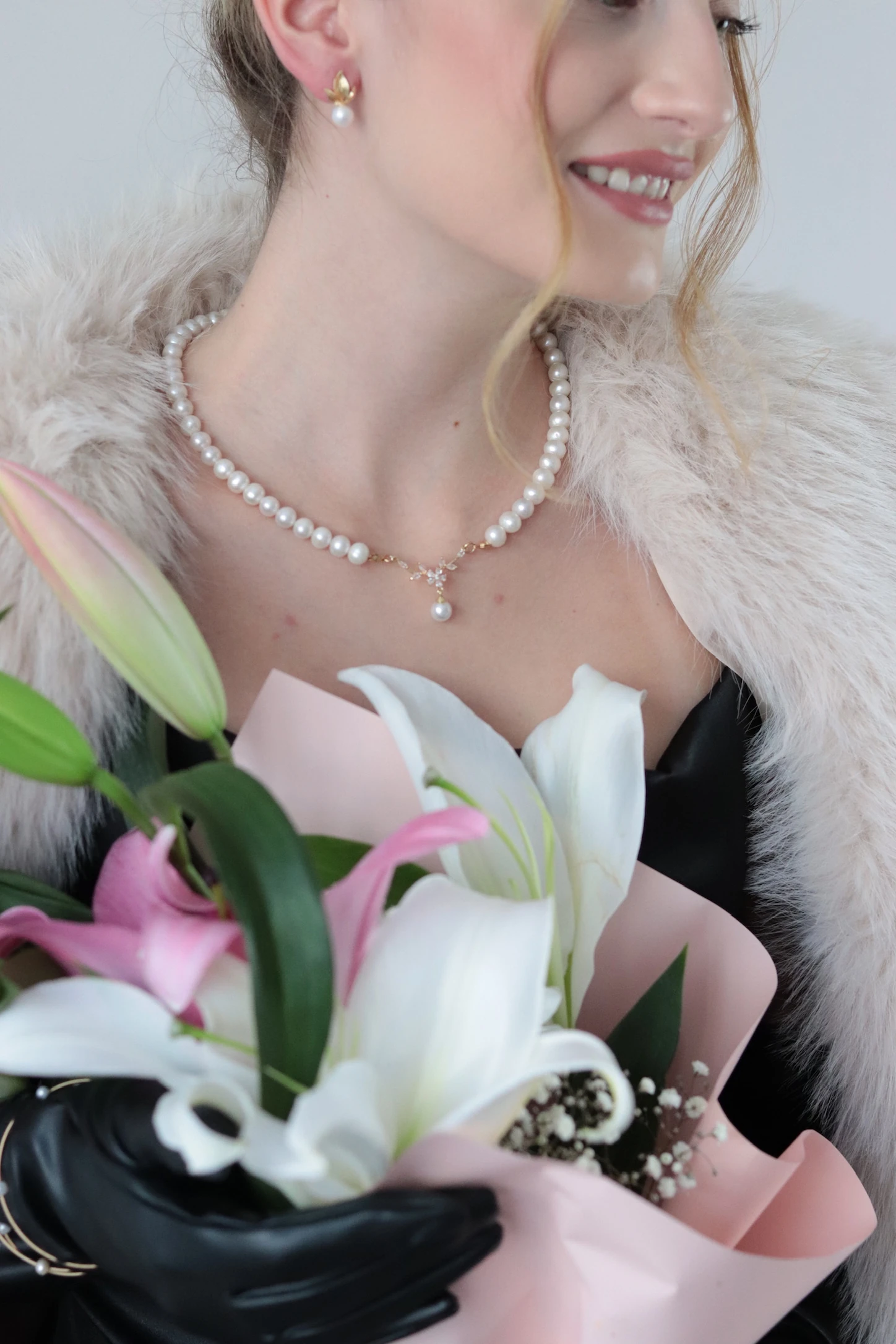 BRİDE COCO KUYUMCU GERÇEK İNCİ KOLYE