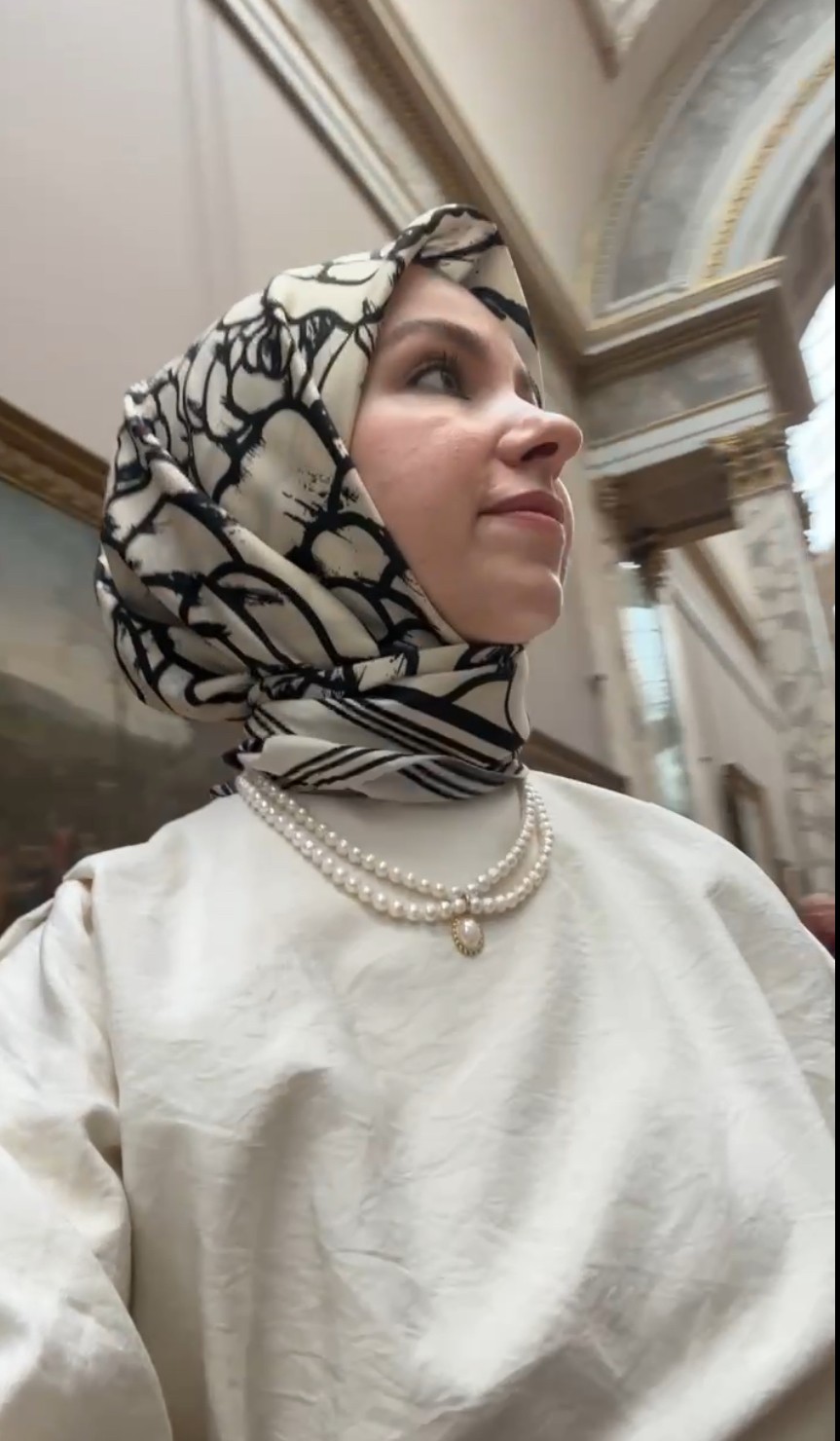 PRENSES DİANA GERÇEK İNCİ KOLYE