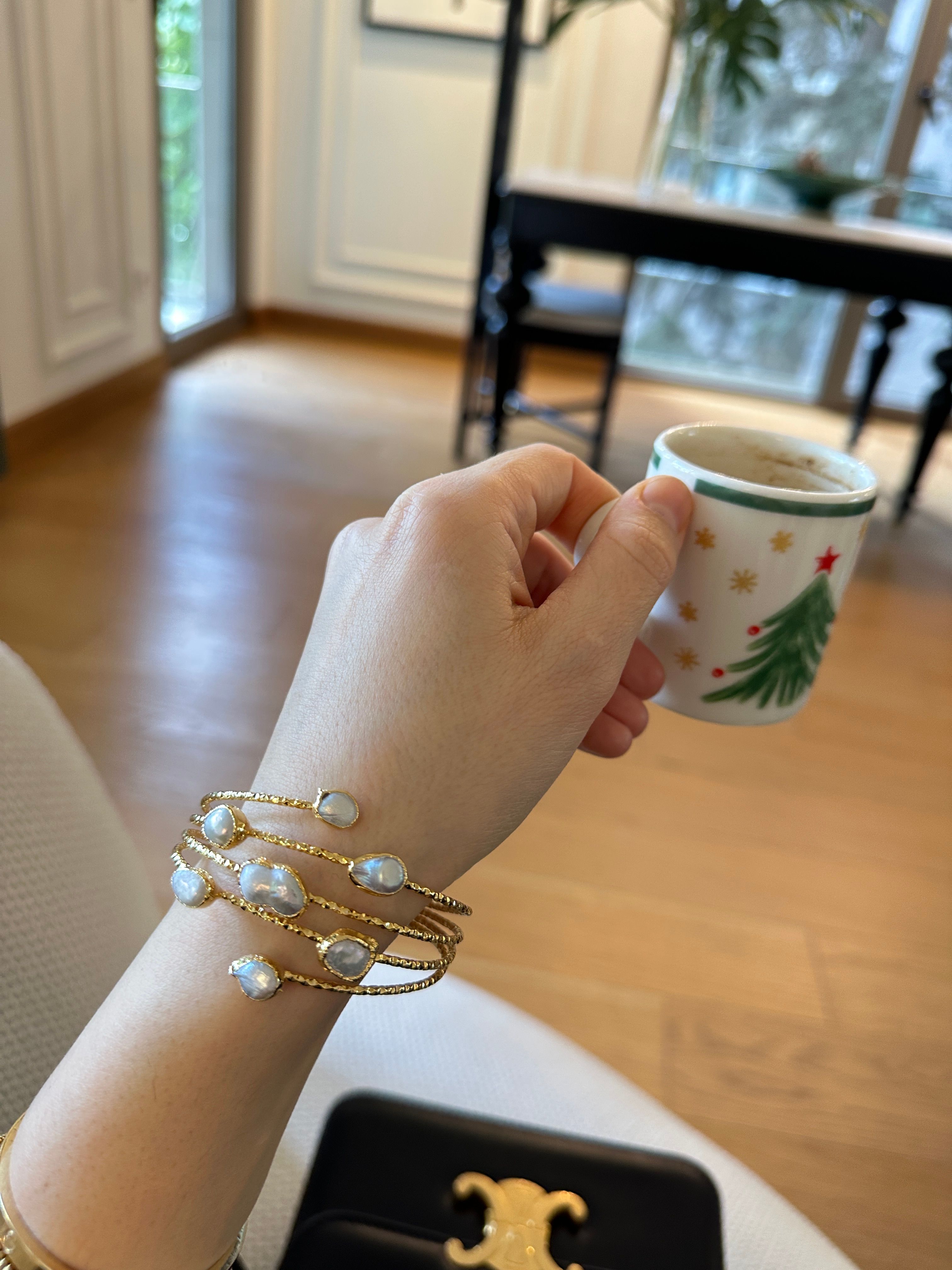 FORGET ME NOT PEARL BRACELET