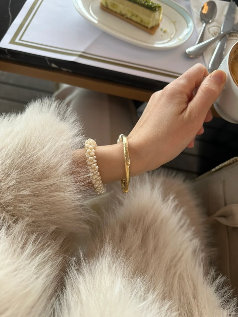 GÜMÜŞ GERÇEK İNCİ KELEPÇE