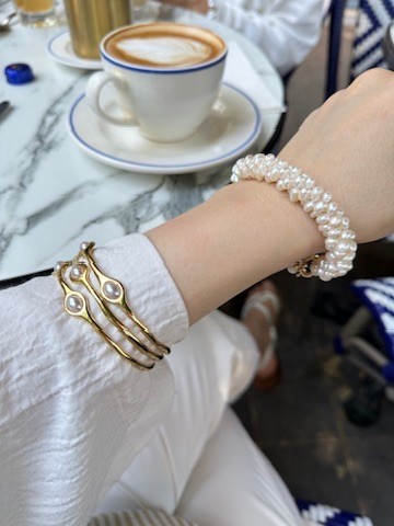 FORGET ME NOT PEARL BRACELET - NO.2