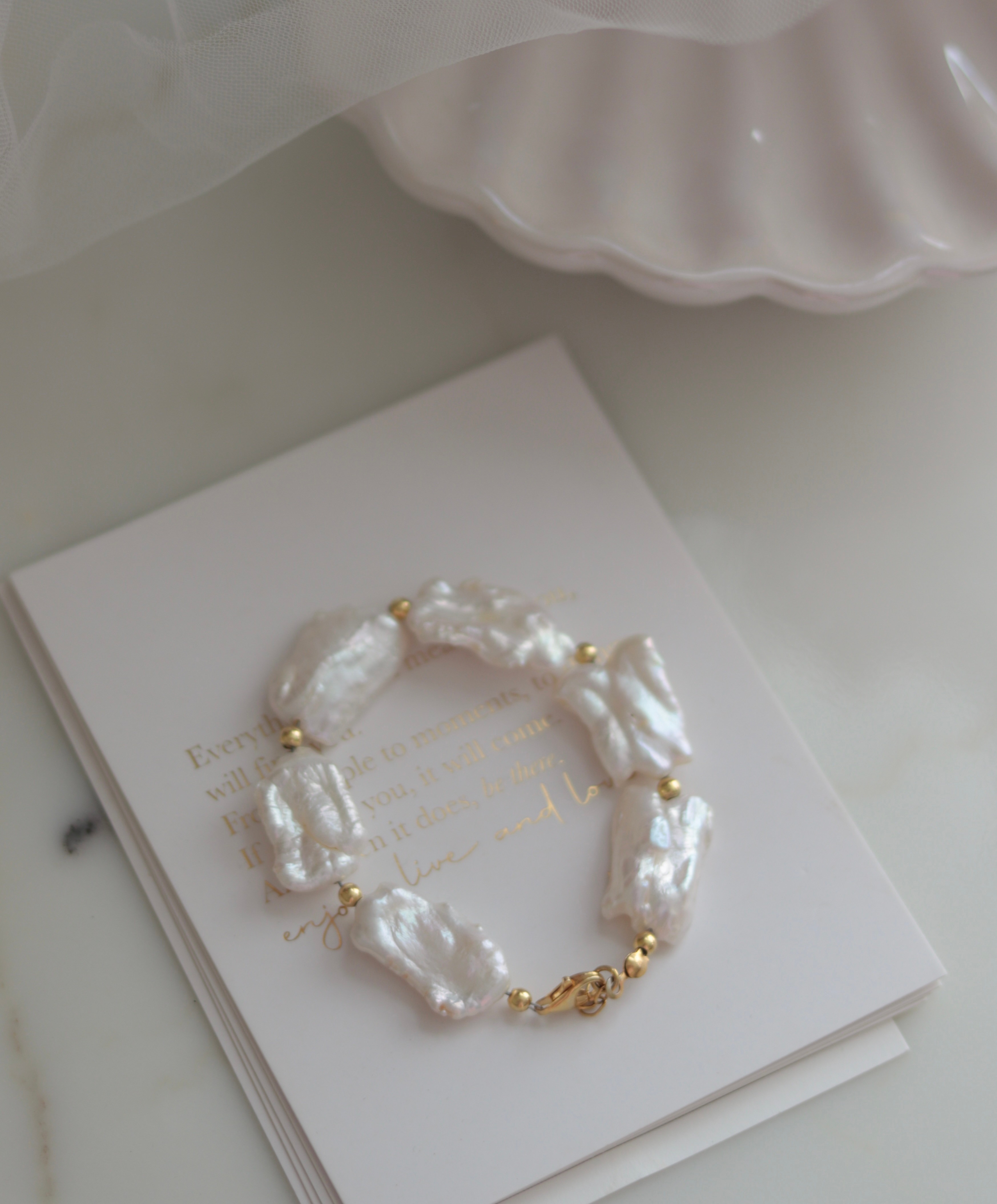 MERRY NO:2 REAL PEARL BRACELET