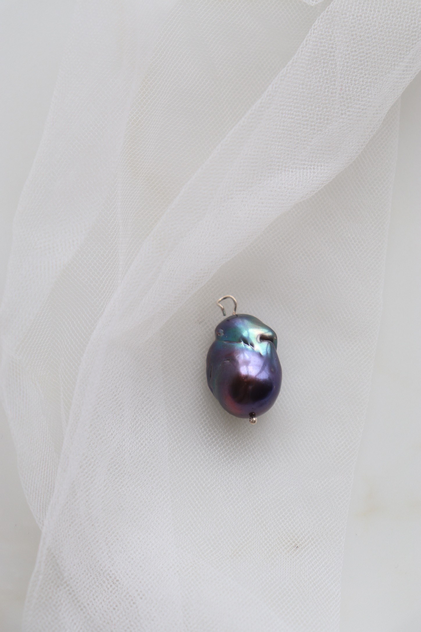 REAL BLACK BAROQUE PEARL