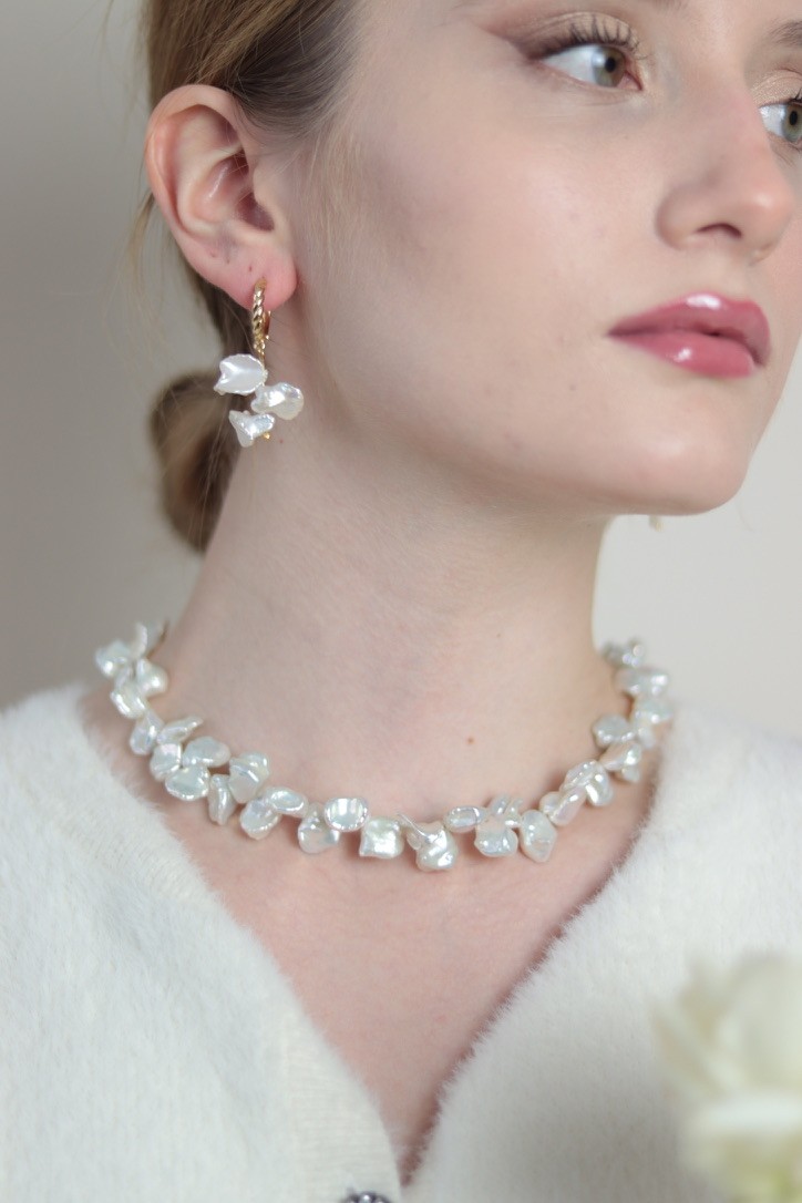 BRİDE NO:2 REAL PEARL NECKLACE