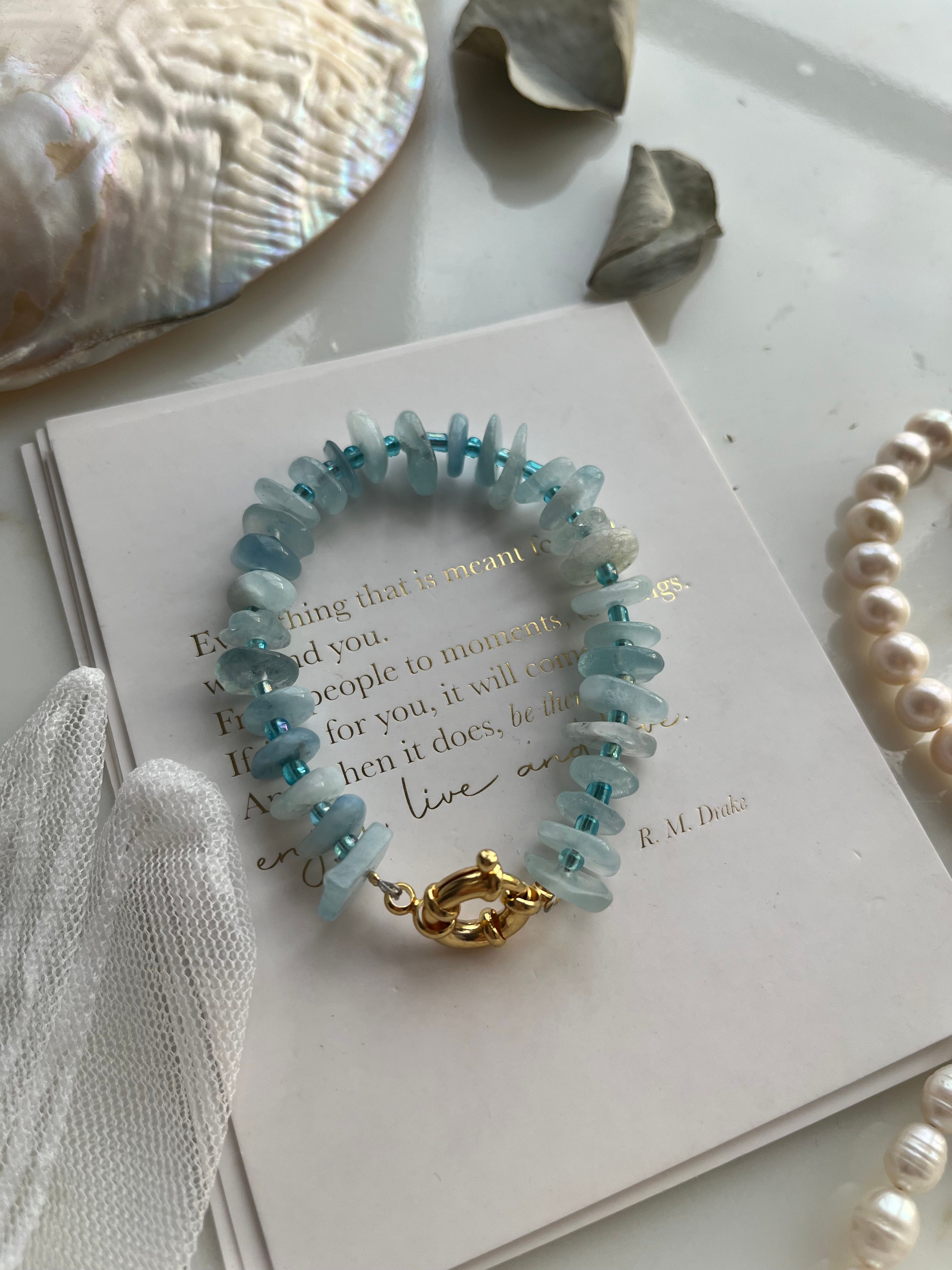 ORIGINAL AQUAMARINE NO:2 BRACELET