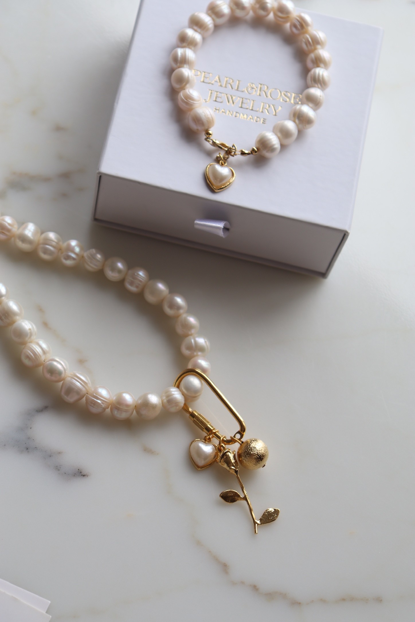 VICTORIA NO:2 REAL PEARL NECKLACE WITH PEARL LOCK