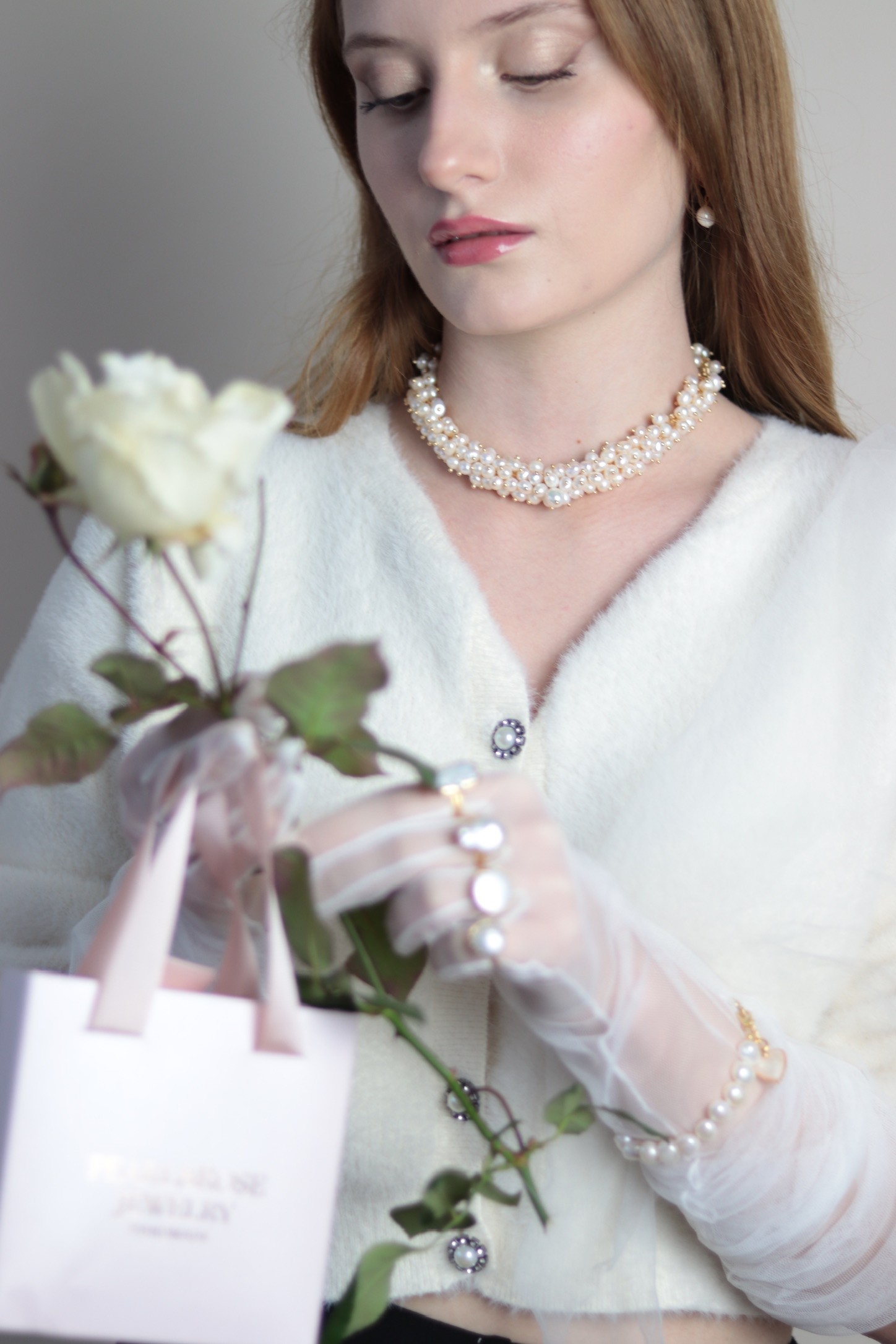 BELINA REAL PEARL NECKLACE