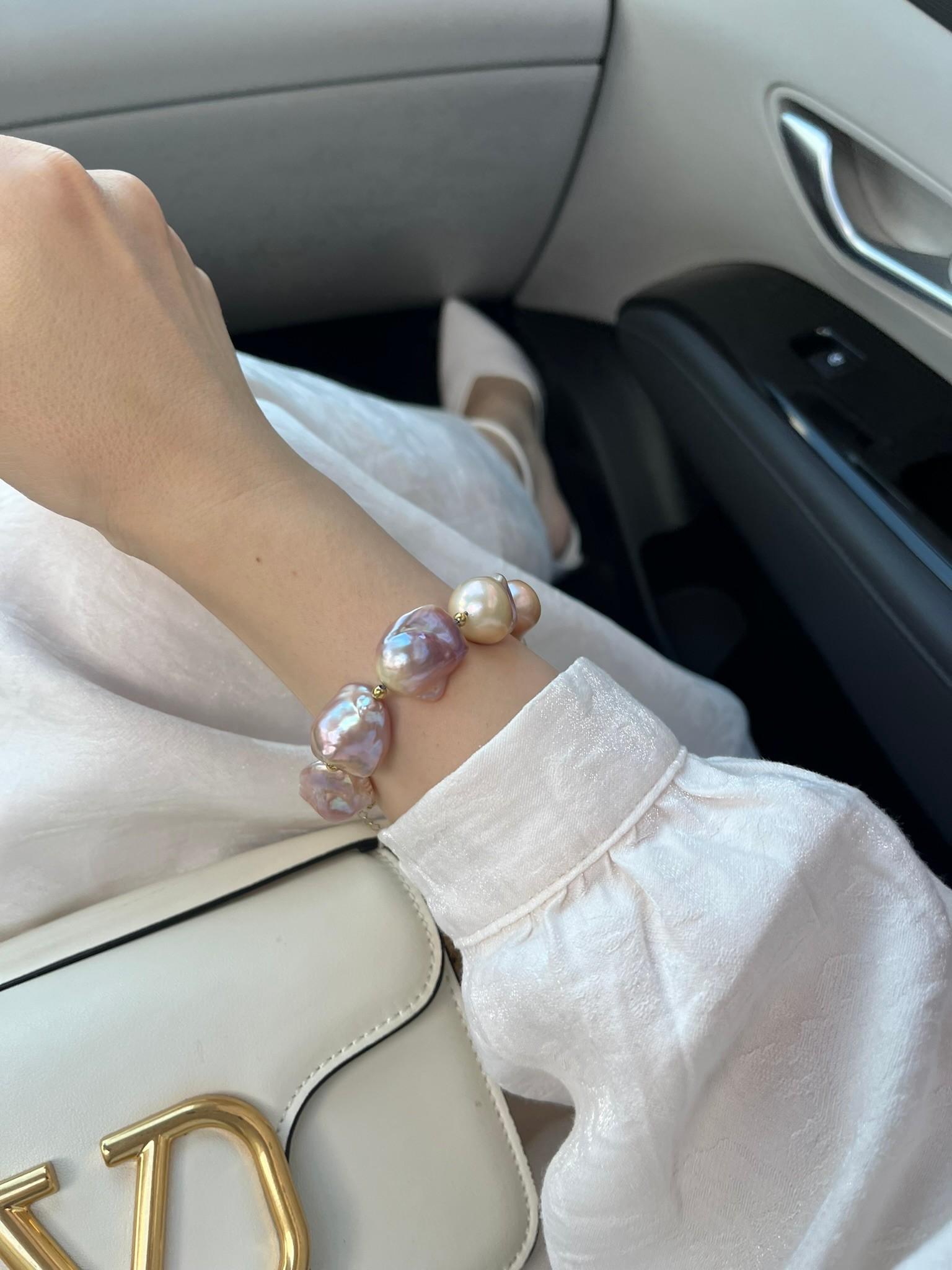 BAROQUE PREMIUM REAL PEARL BRACELET