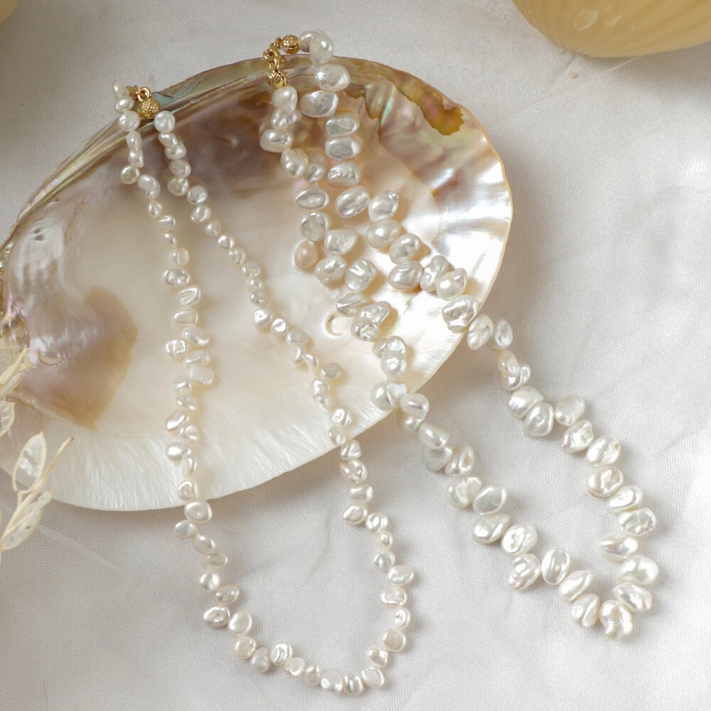 KESHI NO:3 REAL PEARL NECKLACE