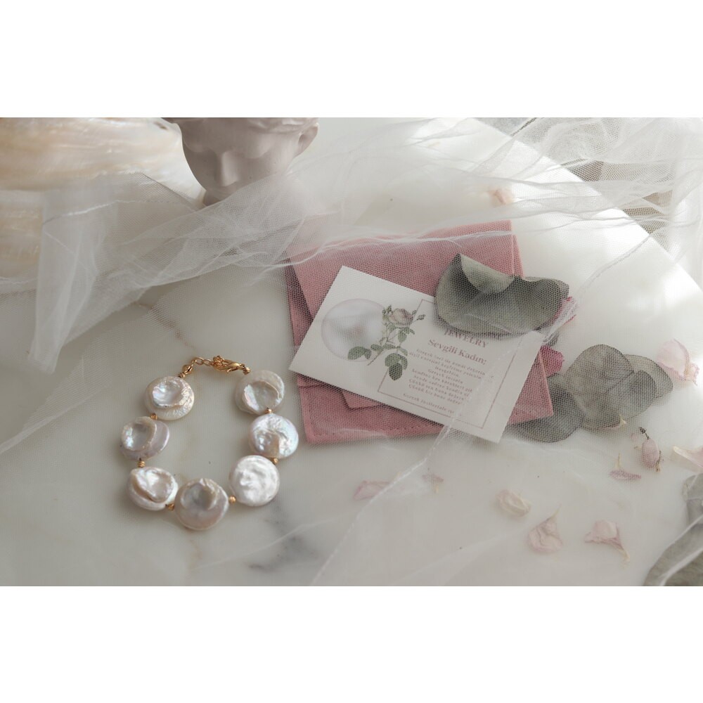 MOHTER BELLA REAL PEARL BRACELET
