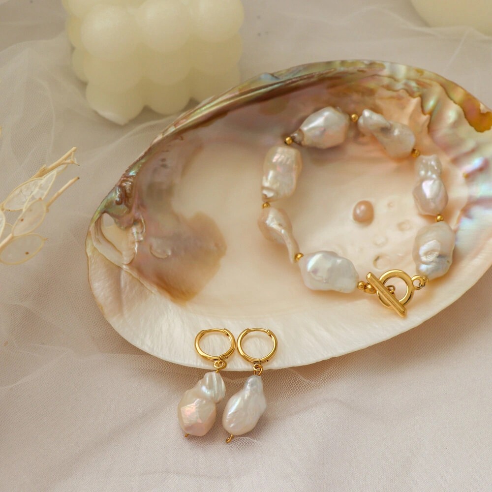 MARIA PREMIUM BAROQUE REAL PEARL SET OF 2