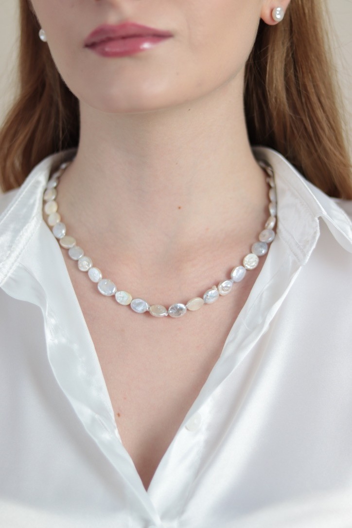 GLORİA REAL PEARL NECKLACE