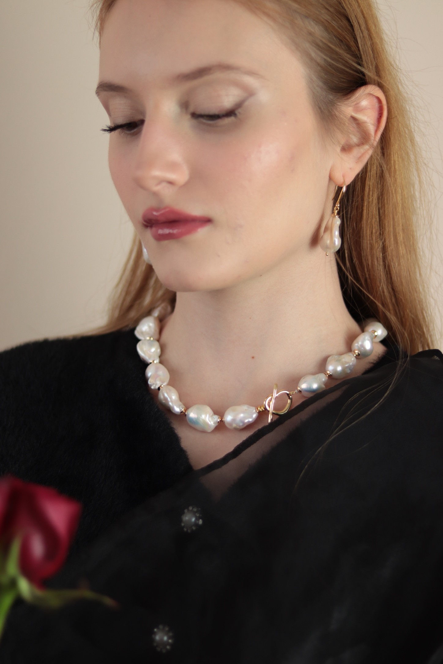 BAROQUE PREMIUM REAL PEARL NECKLACE