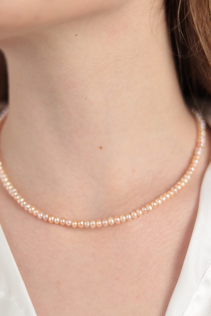 ROSE ZARİF REAL PEARL NECKLACE