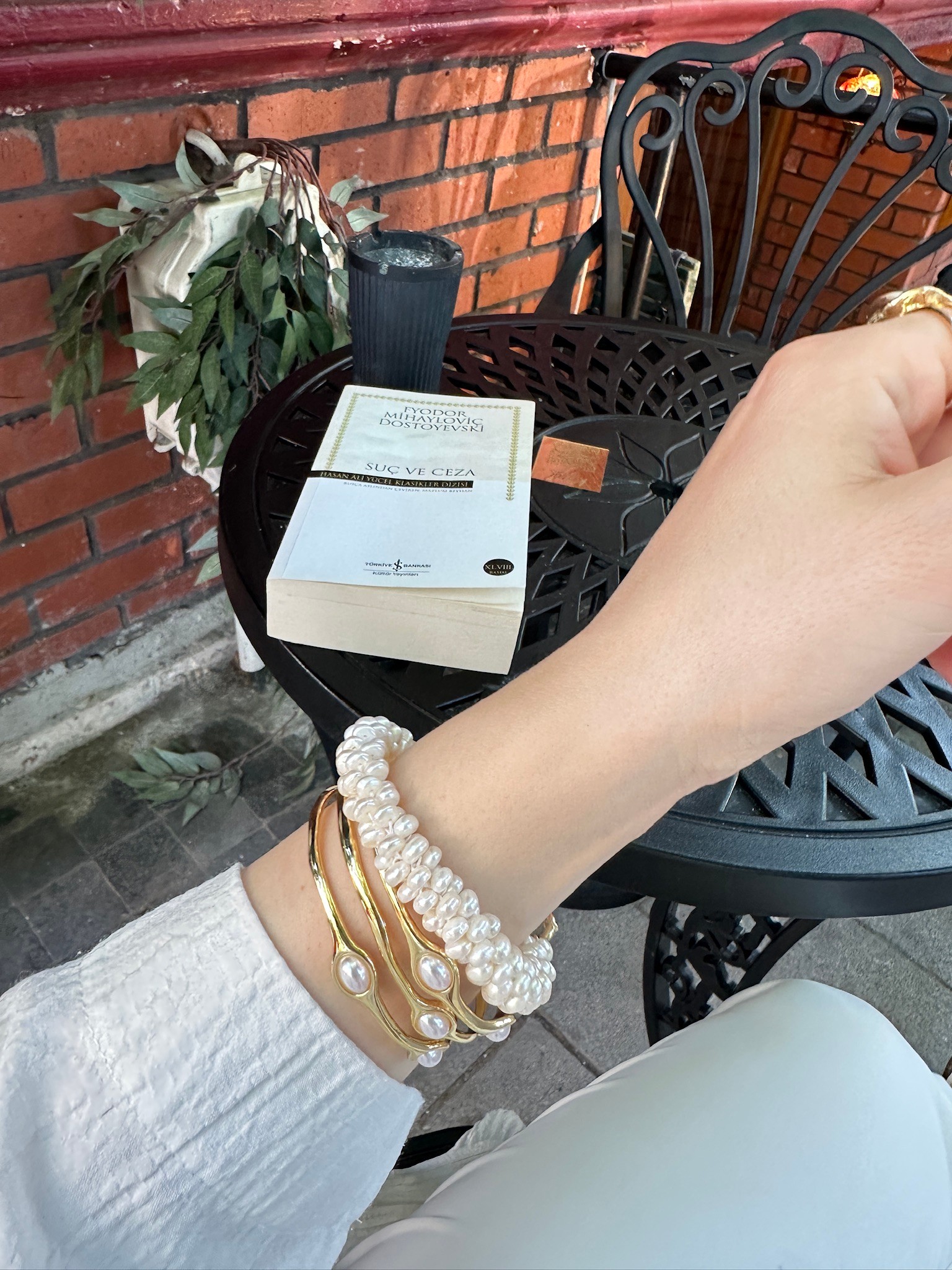 FORGET ME NOT PEARL BRACELET - NO.2