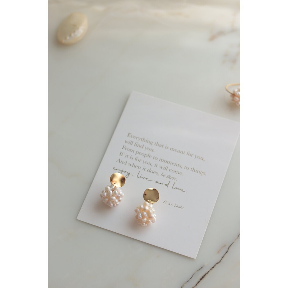 ISABEL NO:3 REAL PEARL EARRINGS