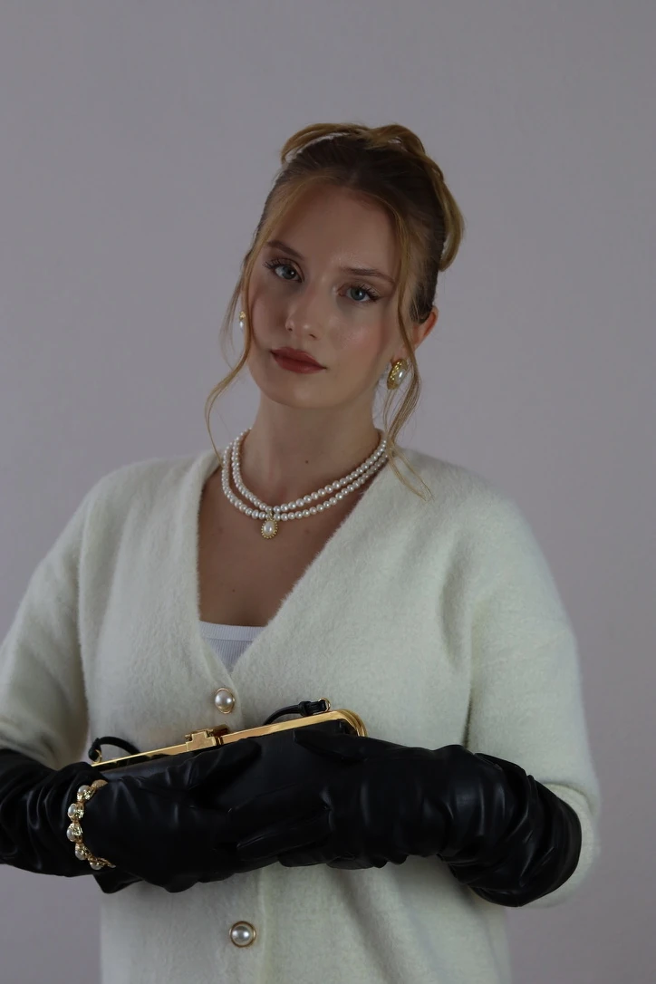 PRENSES DİANA GERÇEK İNCİ KOLYE