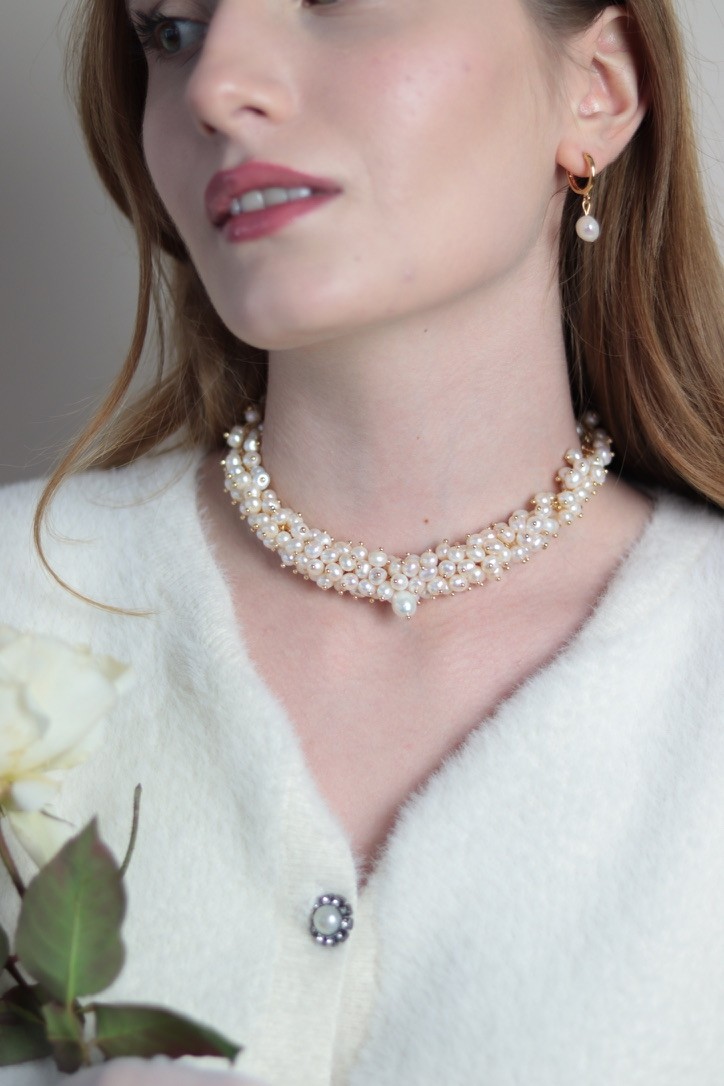 BELINA REAL PEARL NECKLACE