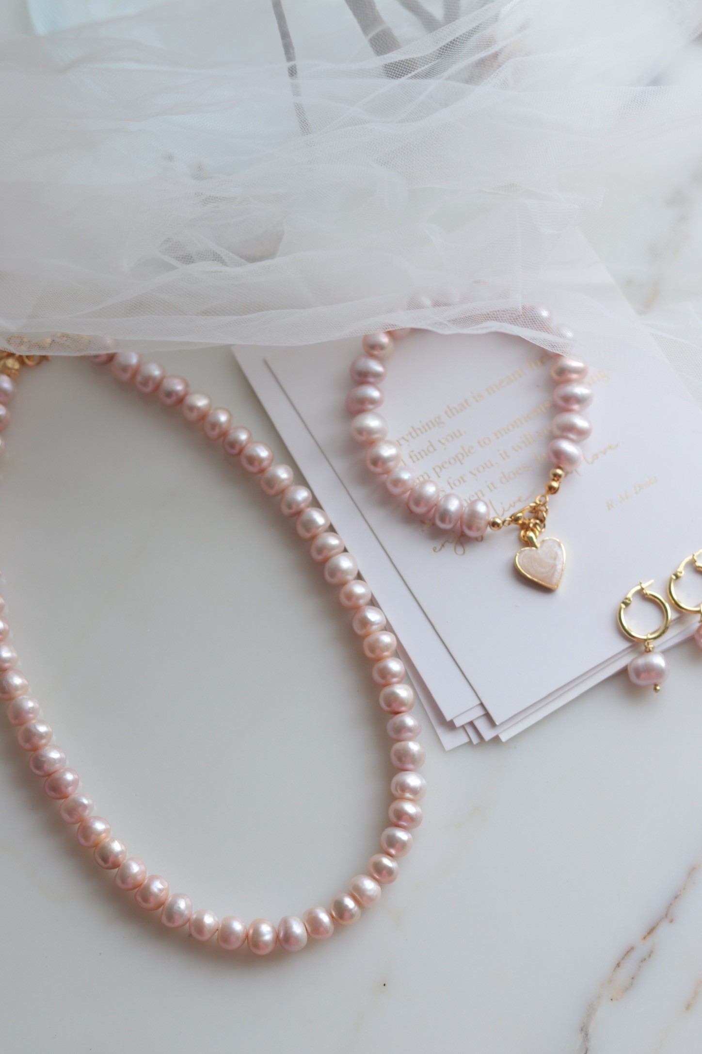 POWDER ANGELINA REAL PEARL NECKLACE