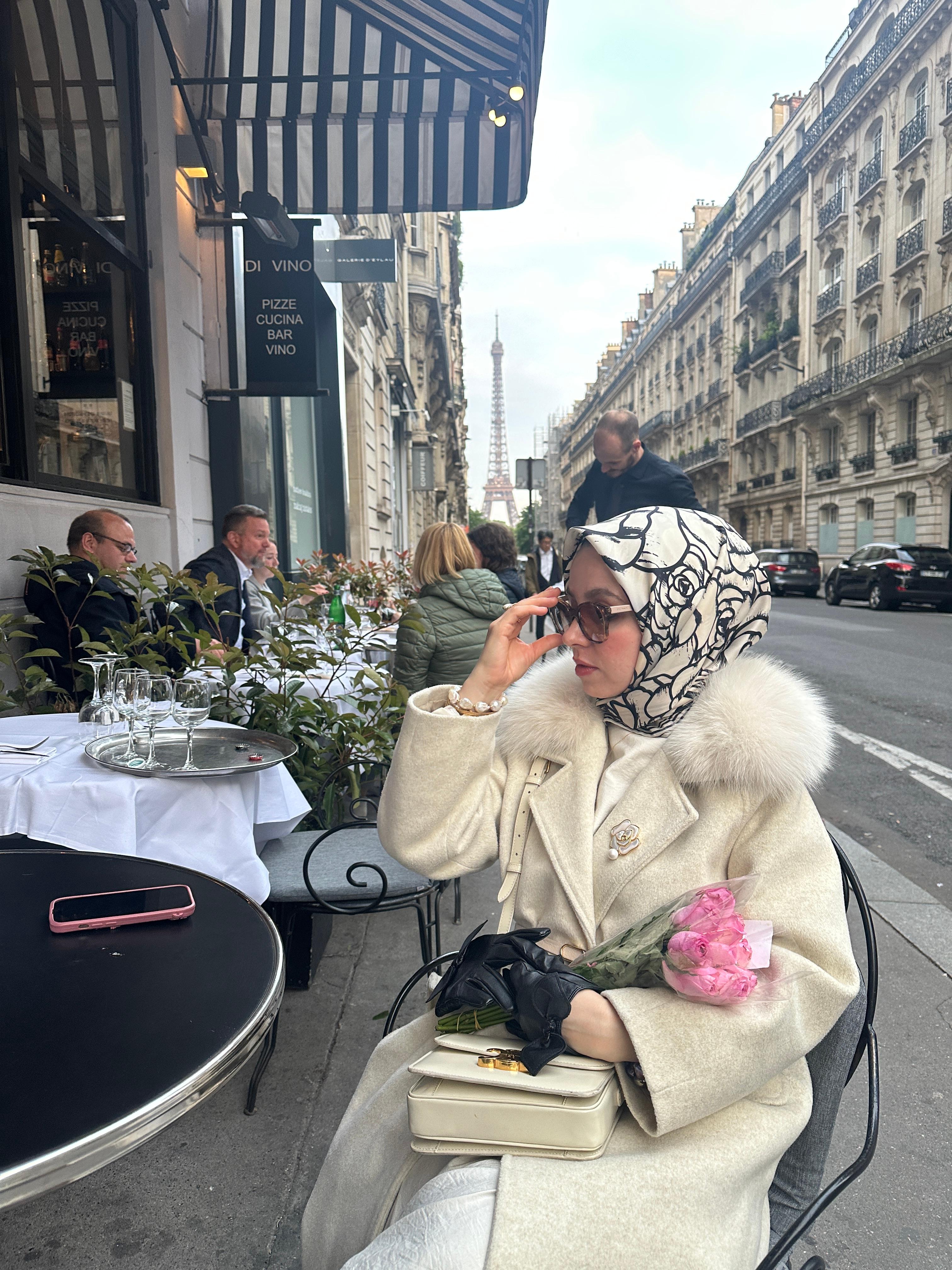 ROSE DE PARİS SİLK SCARF