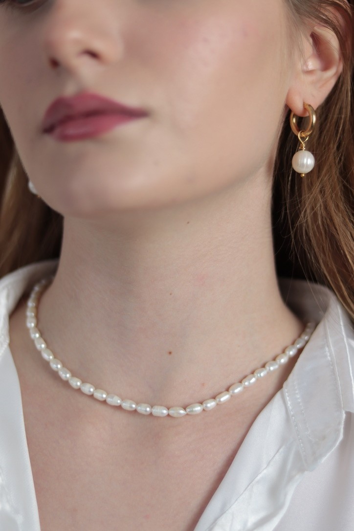 NAİF PREMİUM REAL PEARL NECKLACE